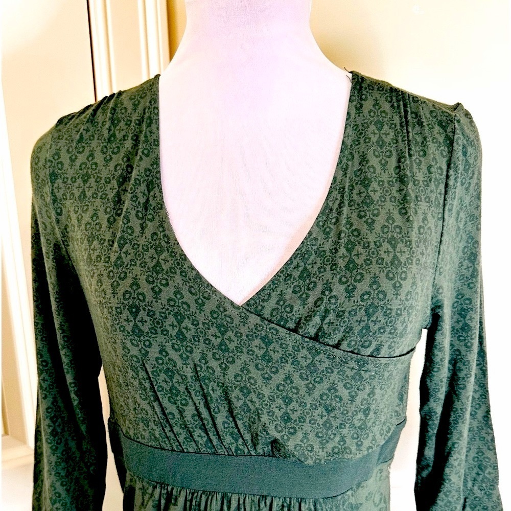 ATHLETA Faux Wrap Dress color sage green size small - Picture 3 of 5